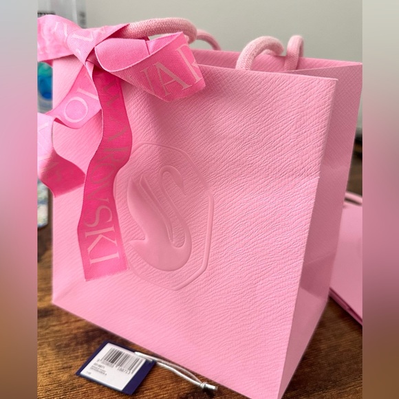 Swarovski 3 gift paper bags 2 ribbons - Picture 5 of 5